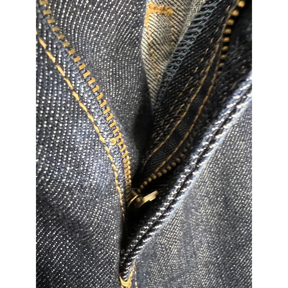 Womens Old Navy Dark Denim Jeans Size 14 Straight - Picture 6 of 8